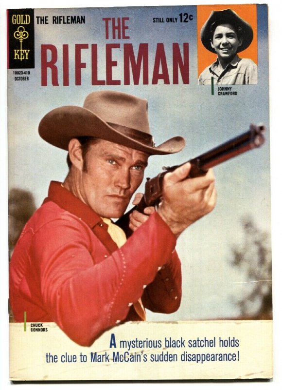 RIFLEMAN #20 1964-GOLD KEY-CHUCK CONNORS-JOHNNY CRAWFORD-FINAL ISSUE VF+