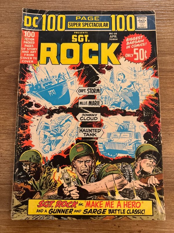 SGT. Rock 100 Page DC Super Spectacular DC-16 VG Comic Book War Series 17 J382