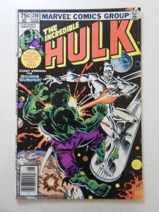 The Incredible Hulk #250 (1980) vs The Silver Surfer! Sharp Fine Condition!