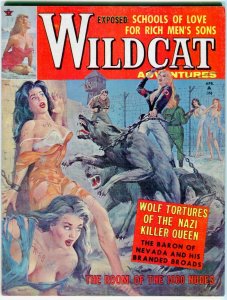 WILDCAT ADVENTURES   April 1962  Nazi Concentration Camp  Men's Adventur...