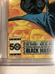 Batman (1985) #386 (CGC 9.8 WP) | Origin & 1st App Black Mask