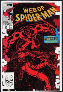 Web of Spider-Man #58 Direct Edition (1989) Spider-Man