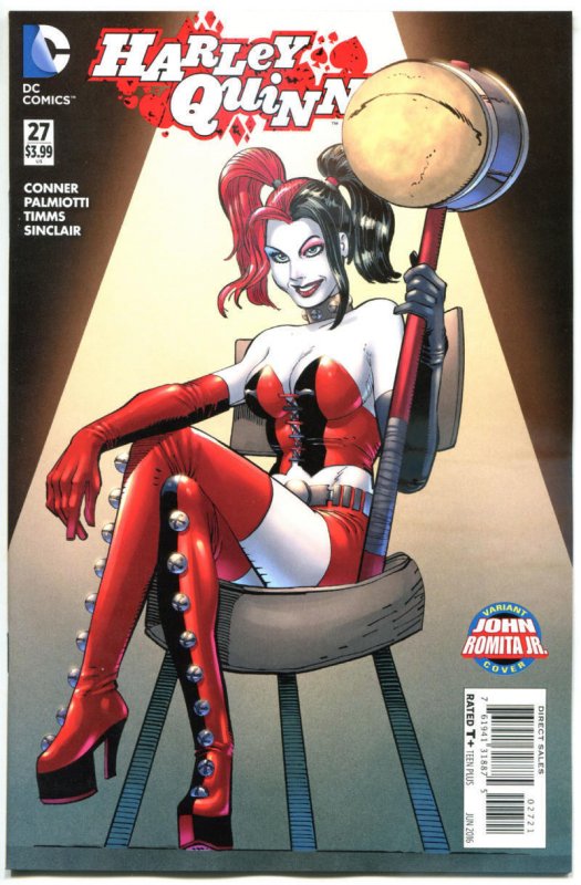 Harley Quinn 27 Nm Amanda Conner Jimmy Palmiotti 2014 John Romita Variant Comic Books 9853