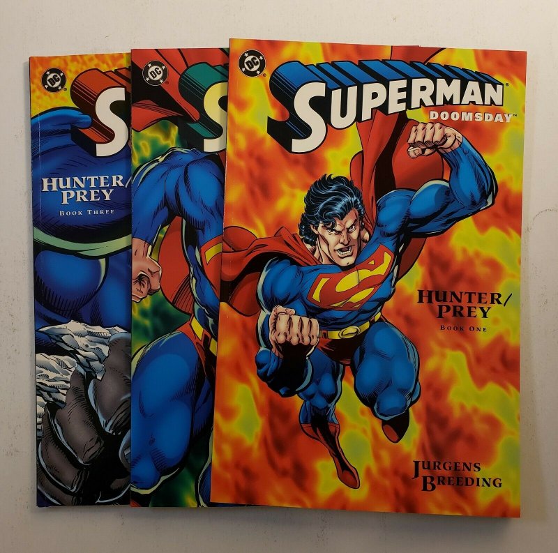 Superman Doomsday 1-3 Complete Set Hunter/Prey NM Prestige Comic Format