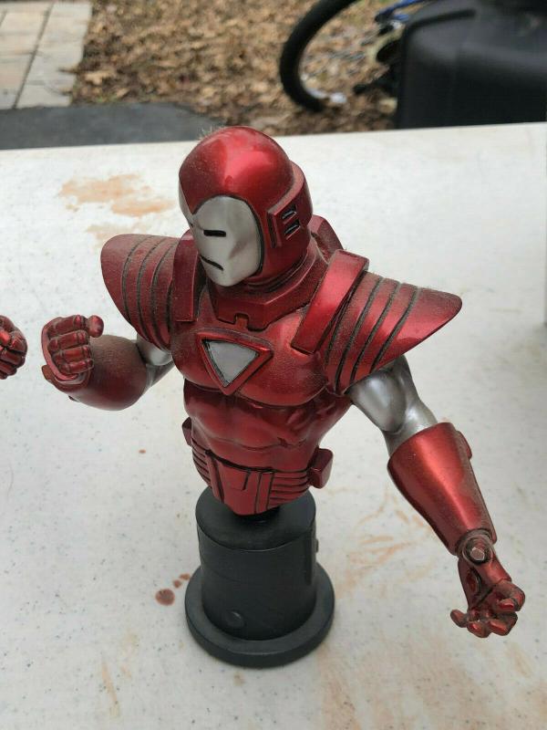 Iron Man 3 pack Silver Centurion Modern Retro Marvel Bowen Mini Bust 2235/2500