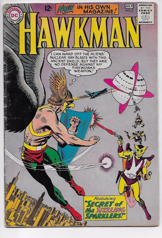 Hawkman #2 - Hawkgirl (DC, 1964) - VG/FN