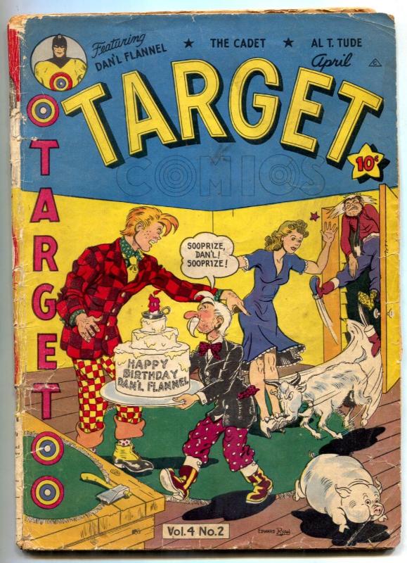 Target Vol. 4 #2 1943-Golden Age Comic- The Cadet G