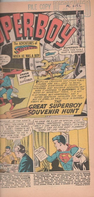 Superboy #43 (Sep-55) FN+ Mid-High-Grade Superboy