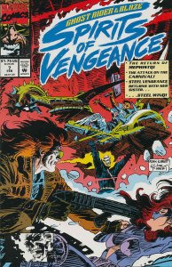 Ghost Rider/Blaze: Spirits of Vengeance #7 VF ; Marvel