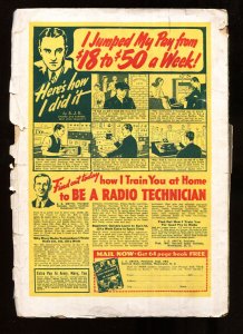 Frontier Stories--Winter 1941--Indian attack cover --SATAN'S CARAVAN--pulp ma...