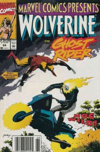 Marvel Comics Presents #68 (Newsstand) VF ; Marvel | Wolverine Ghost Rider