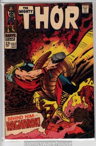 THOR (1966 MARVEL) #157 VG A09975
