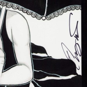 DC Comics' DEATH by Everette Hartsoe. SIGNED 11 x 17 Print