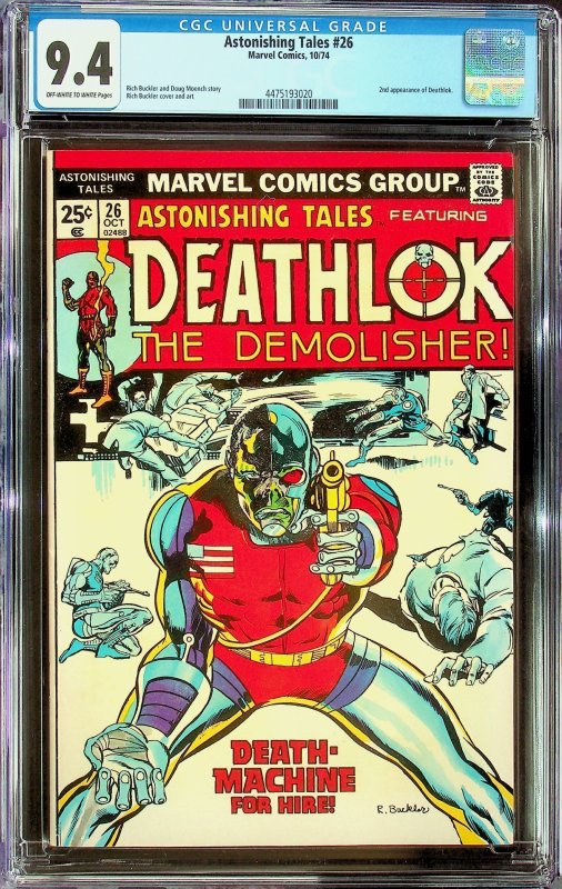 Astonishing Tales #26  (1974) - CGC 9.4 - Cert#4475193020