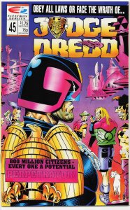 Judge Dredd #45 (1990) Judge Dredd