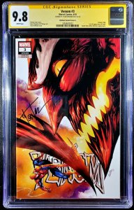 Venom #3 CGC 9.8 SS by Tyler Kirkham - 1st appearance of Knull, The Symbiote God