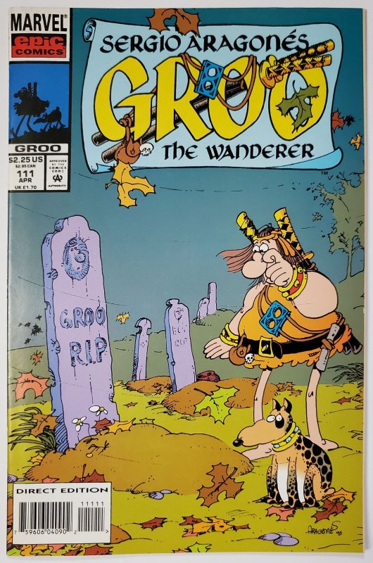 Sergio AragonÃƒÂ©s Groo the Wanderer #111 (1994) The Man Who Killed Groo! NM