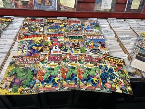 Defenders Comic Lot Of 59 Bronze Age Marvel Lower Grade Lot READER COPIES