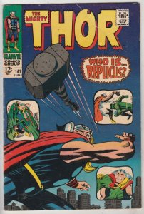 Thor, the Mighty #141 (Jun-67) VG+ Affordable-Grade Thor