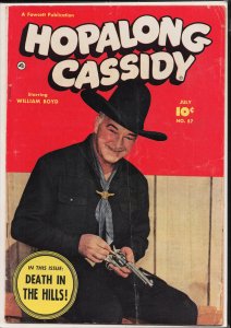 Hopalong Cassidy #57 (1951) Babe Ruth