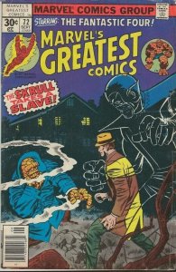 Marvel's Greatest Comics #72 ORIGINAL Vintage 1977 Reprints Fantastic Four #90