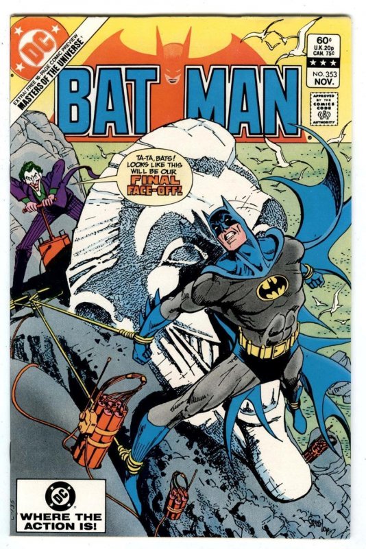 Batman #353 -CLASSIC JOKER Cover / Story - 1st Masters of the Universe - 1982 NM 