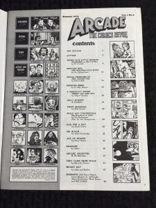 1976 ARCADE COMICS REVUE Magazine #6 FVF 7.0 R Crumb / Print Mint