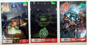 Avengers Lot of 3 #16, 25, A.I. 2 (2013) Marvel Comics 1st Print Comic Books