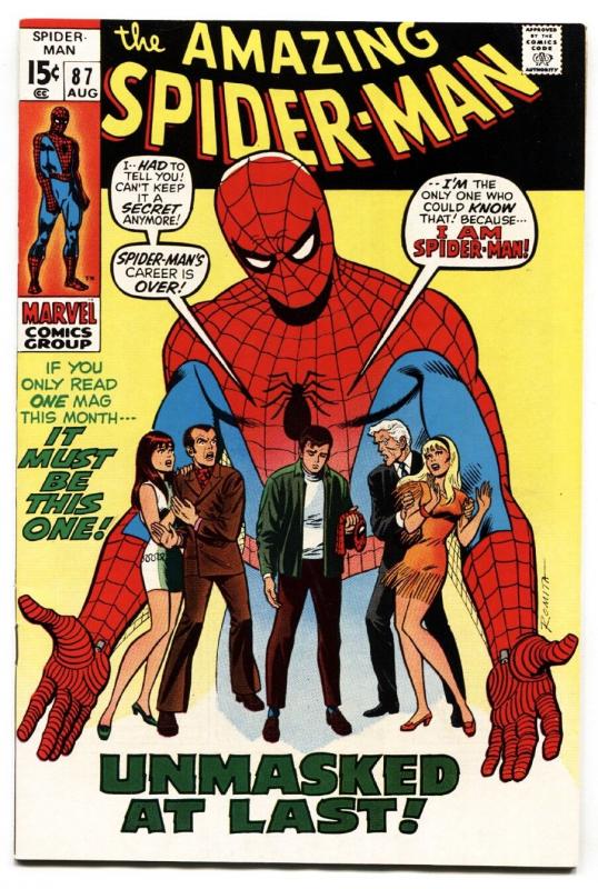 Amazing Spider-man #87 1970- John Romita- Marvel-  NM-