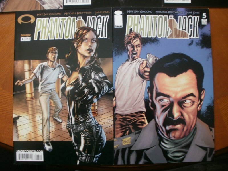 5 Image Comics PHANTOM JACK #1 #2 #3 #4 #5 (2004) Giacomo Breitweiser Jones