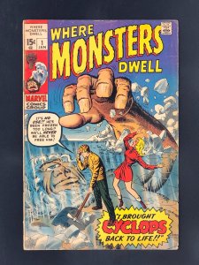 Where Monsters Dwell #1 (1970)