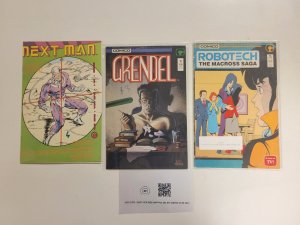 3 Comico Comics #1 Next Man + #13 Grendel + #15 Robotech Macross Saga 18 TJ13