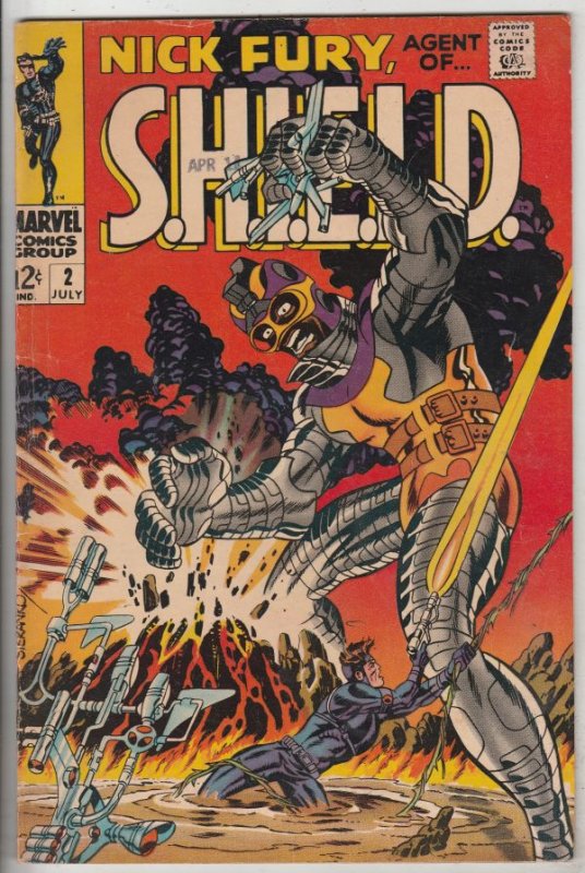 Nick Fury Agent of S.H.I.E.L.D. #2 (Jul-68) VF+ High-Grade Nick Fury, S.H.I.E...