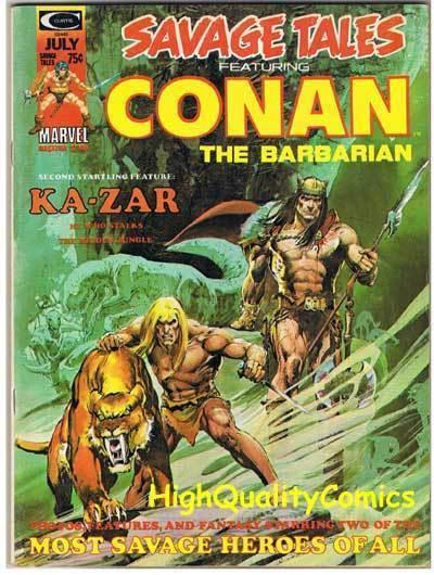 SAVAGE TALES #5, FN/VF, Conan, Jim Starlin, 1974, more mags in store