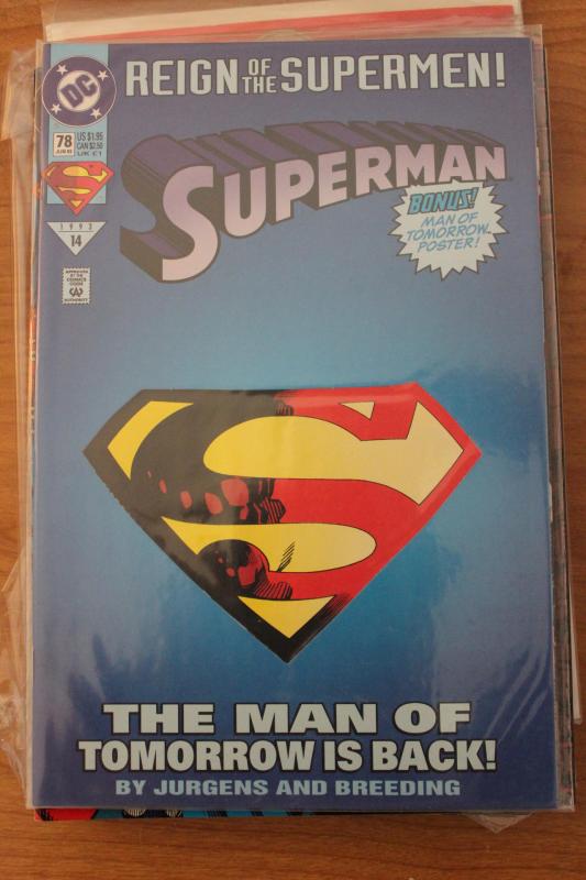 Superman 78 die cut  VF/NM