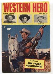 Western Hero #104--1951--Fawcett--Tom Mix--Gabby Hayes--Monte Hale--comic book