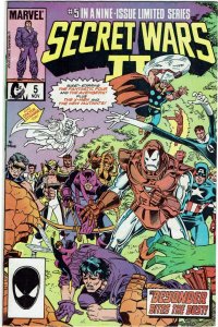 Secret Wars II #5 1st Boom-Boom FN