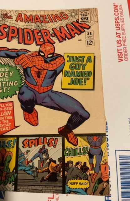 The Amazing Spider-Man #38 (1966) Just a guy named Joe see description