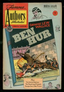 BEN HUR-FAMOUS AUTHORS ILLUSTRATED COMICS #11-SCHROTTER VF