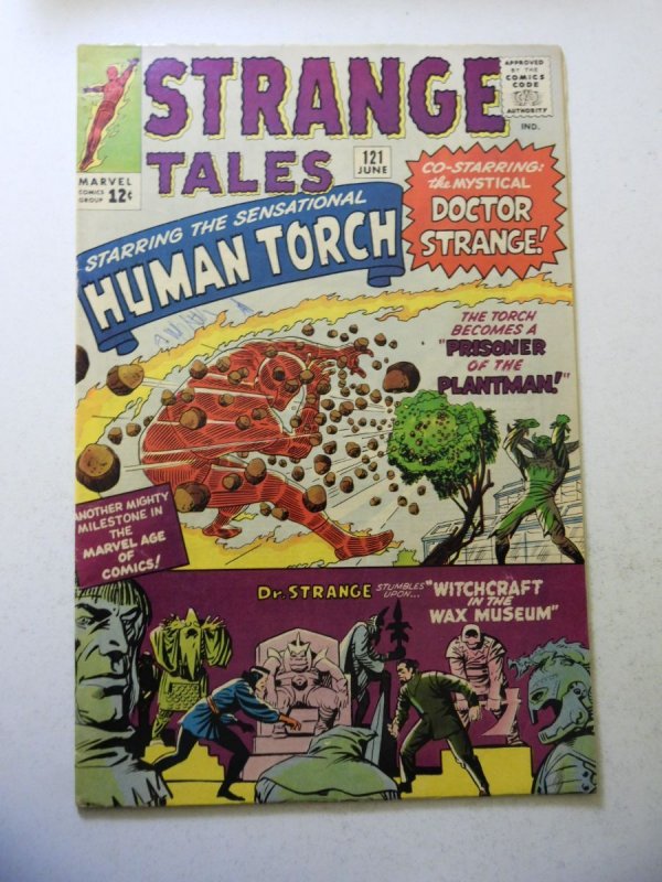 Strange Tales #121 (1964) VG Condition ink fc, small stains bc