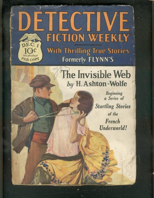 DETECTIVE FICTION WEEKLY PULP-12/1/28-GOOD GIRL ART-HOT FR/G