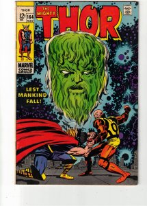 Thor #164 (1969) Mid-High-Grade FN/VF 3rd brief Warlock! Pluto and Zeus! Kirby!