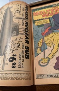 The Amazing Spider-Man #35 (1966)2nd molten Man -small spine split 1 inch