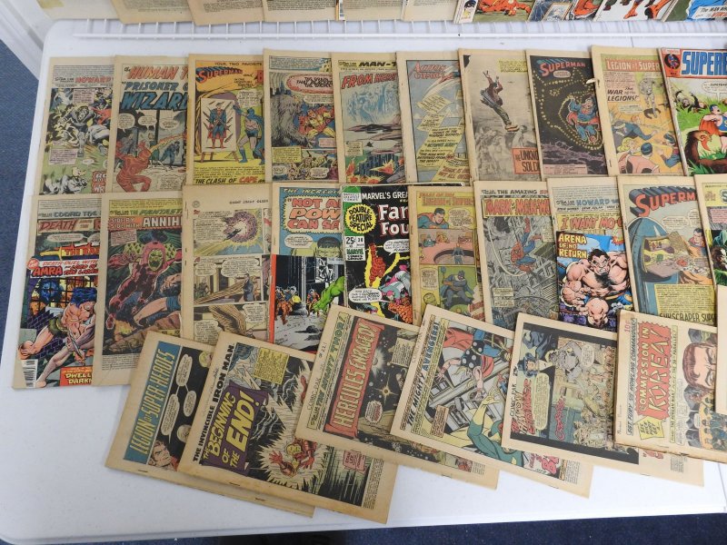 Huge Lot 150+ Low Grade Comics W/ Spider-Man, Iron Man, +More! See desc