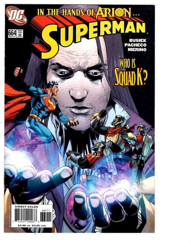 5 Superman DC Comics # 663 664 665 666 667 Batman Wonder Woman Supergirl BH21