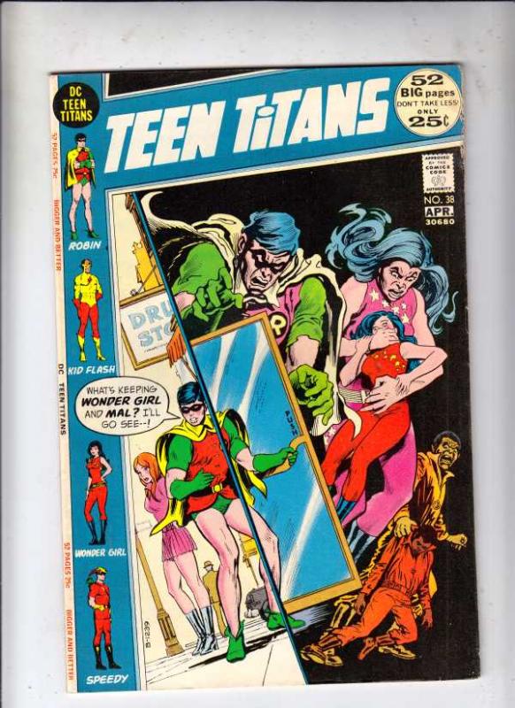 Teen Titans, The #38 (Apr-72) FN/VF+ High-Grade Kid Flash, Robin, Wonder Girl...