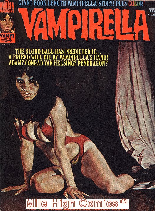 VAMPIRELLA  (MAGAZINE) (1969 Series) #54 Near Mint 