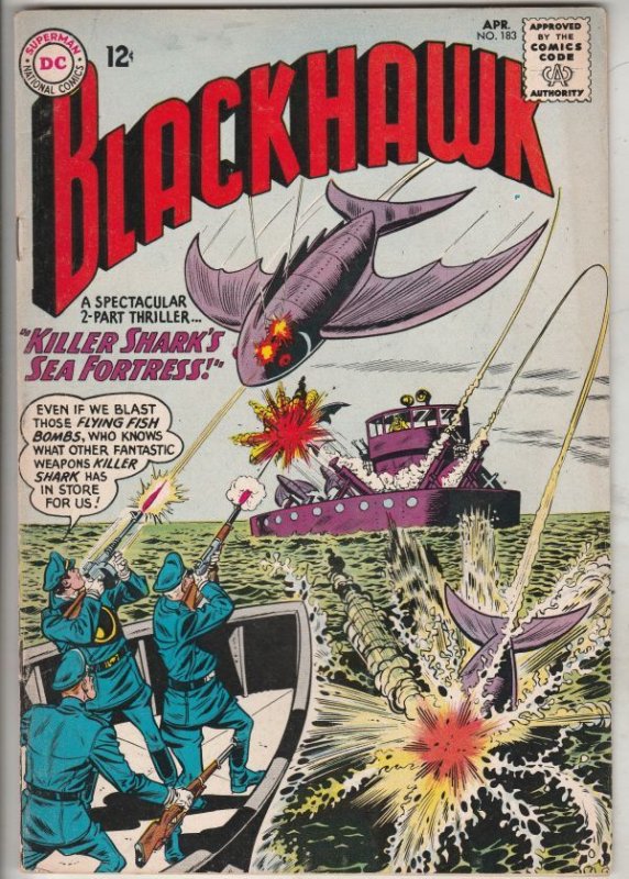 Blackhawk #183 (Apr-62) VF/NM High-Grade Black Hawk, Chop Chop, Olaf, Pierre,...