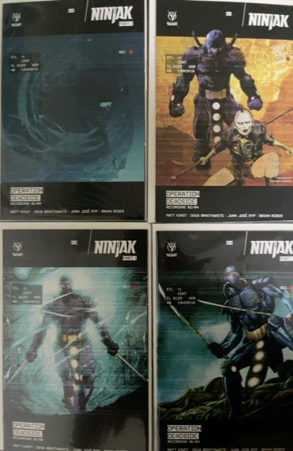 Ninjak #1-14 plus variants  (2015) 35 Issues all High Grade