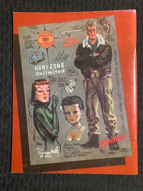 1983 STEVE CANYON Magazine #2 FVF 7.0 Milton Caniff / Kitchen Sink